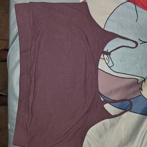 Torrid Supersoft Mauve Ribbed Sleep Tank